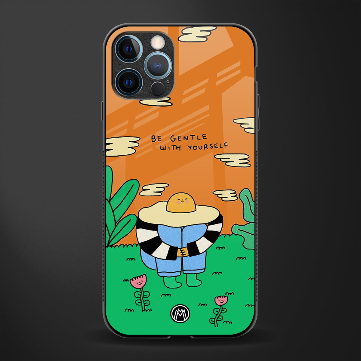 be gentle with yourself glass case for iphone 12 pro max image