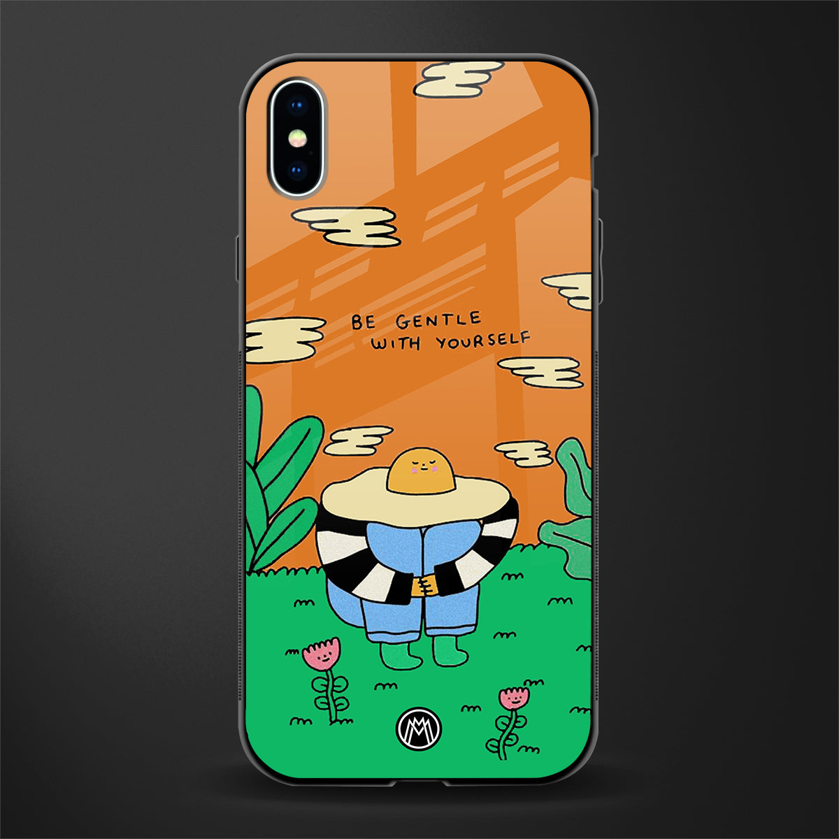 be gentle with yourself glass case for iphone xs max image