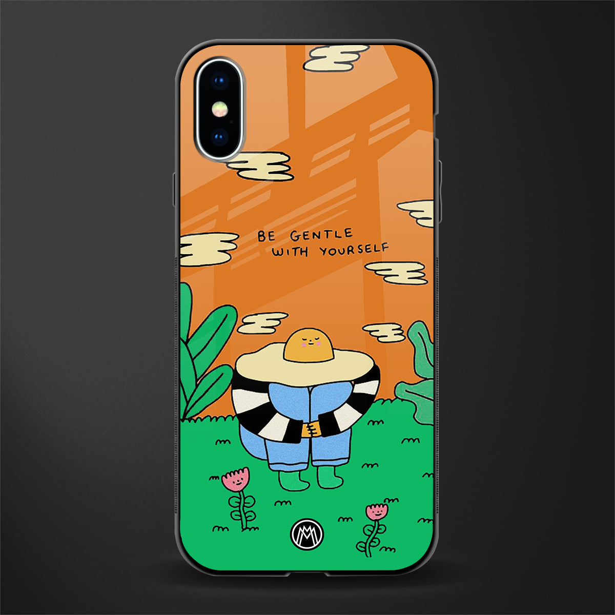 be gentle with yourself glass case for iphone xs image