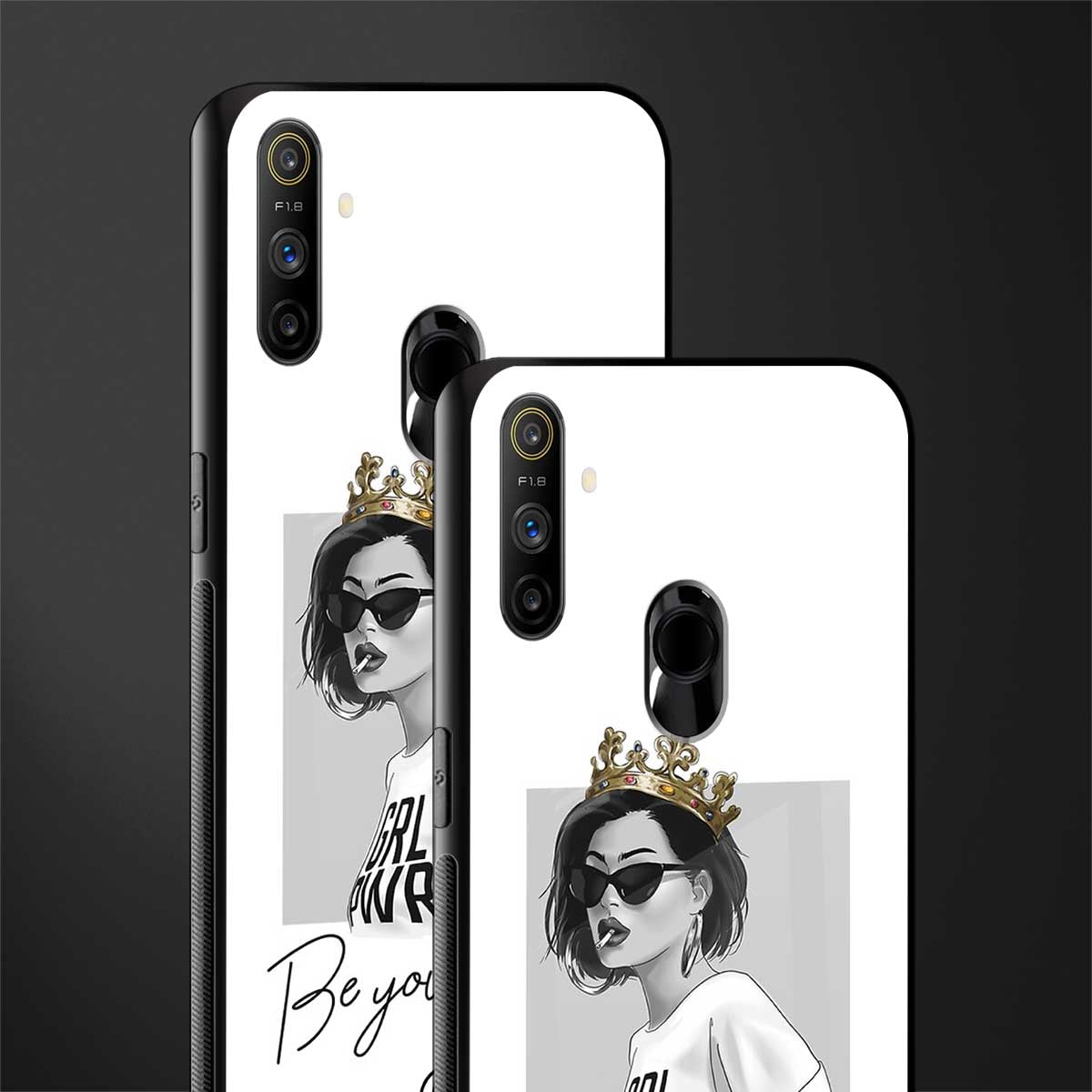 be your queen glass case for realme narzo 10a image-2