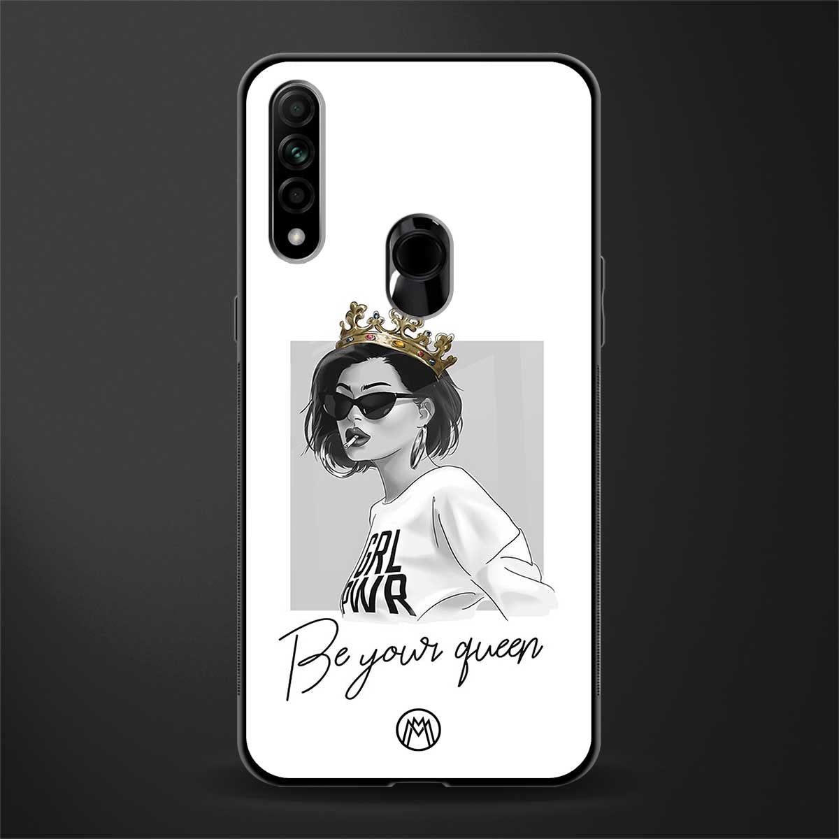 be your queen glass case for oppo a31 image