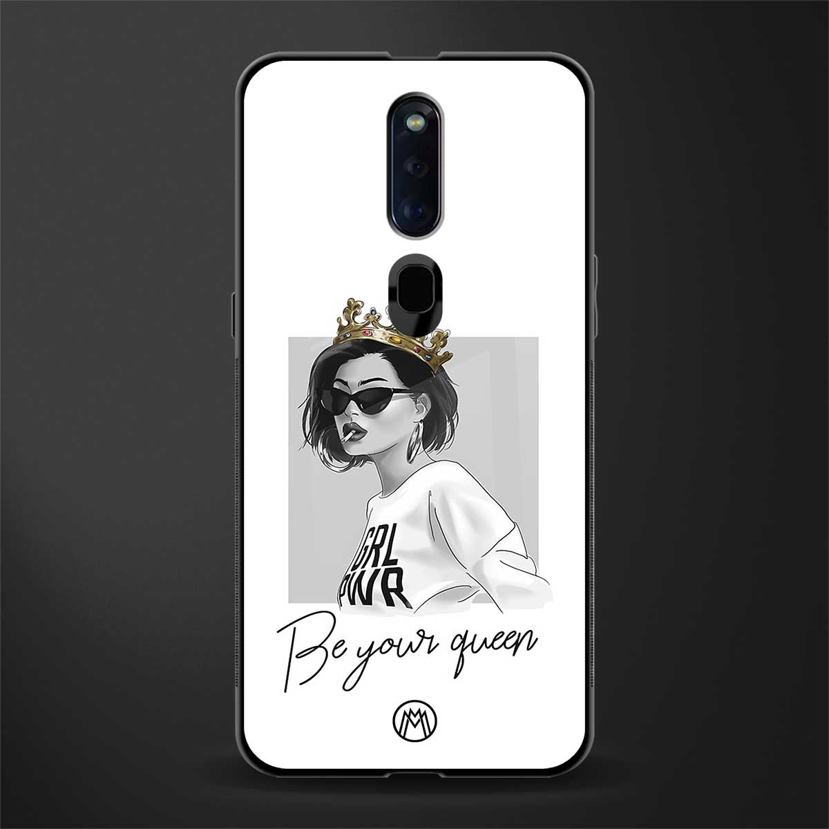 be your queen glass case for oppo f11 pro image