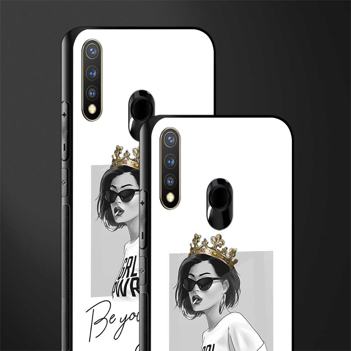 be your queen glass case for vivo y19 image-2
