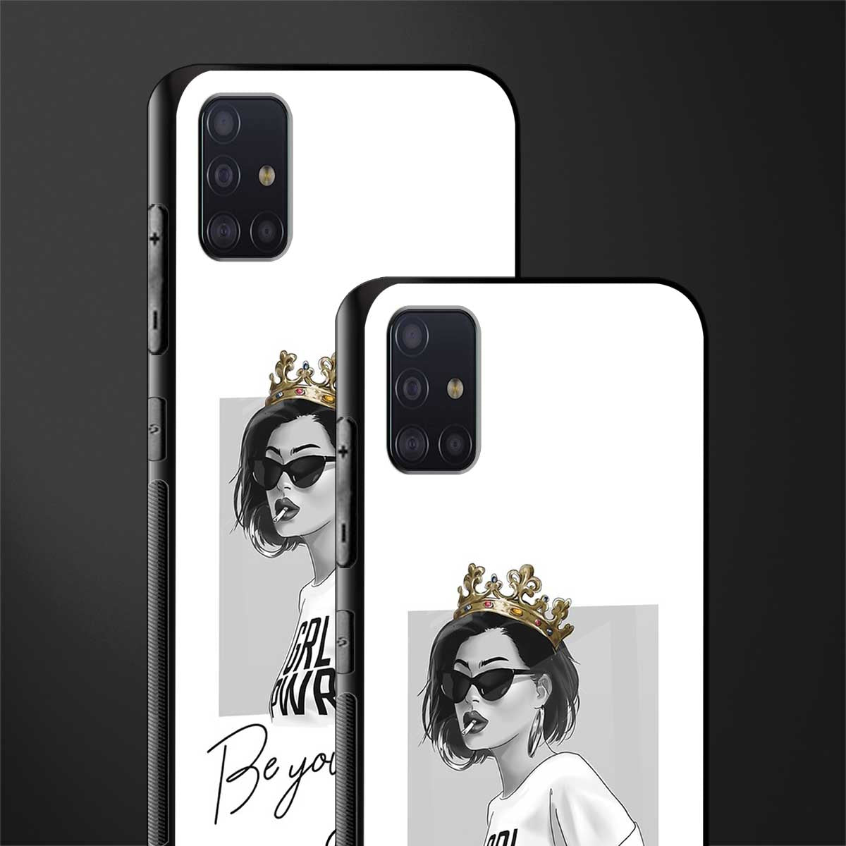 be your queen glass case for samsung galaxy a71 image-2
