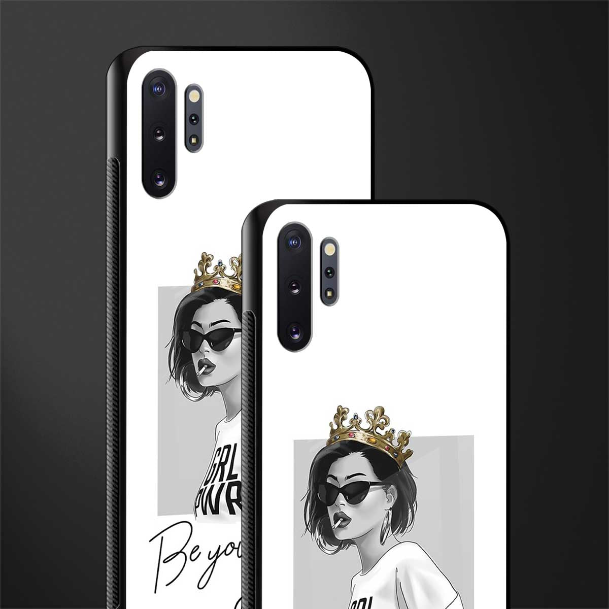 be your queen glass case for samsung galaxy note 10 plus image-2