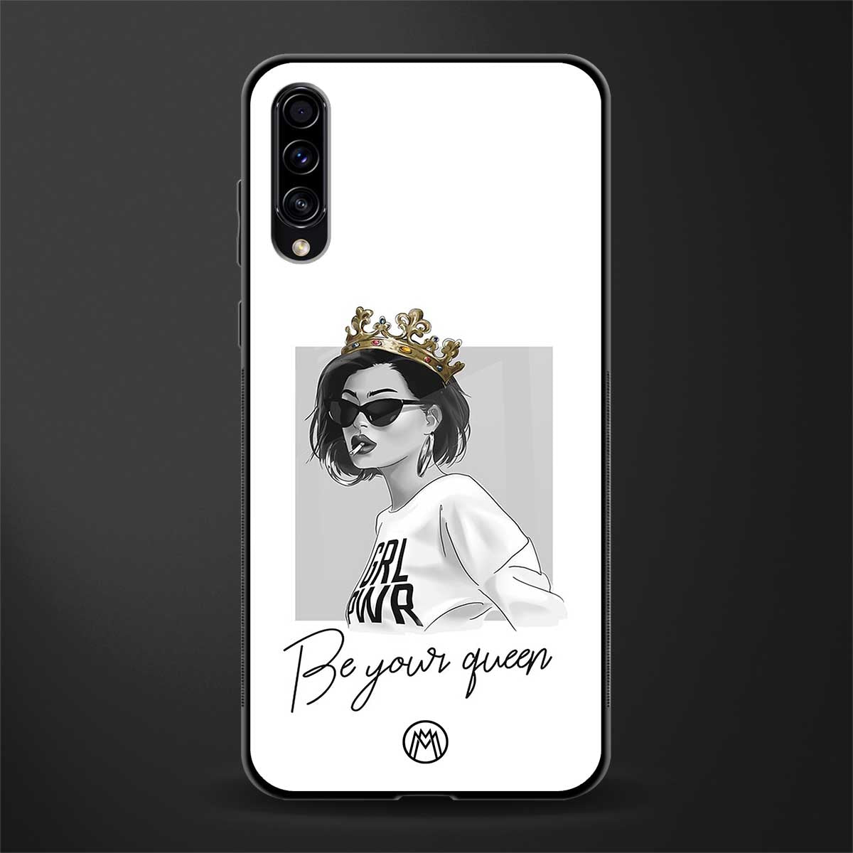 be your queen glass case for samsung galaxy a70 image