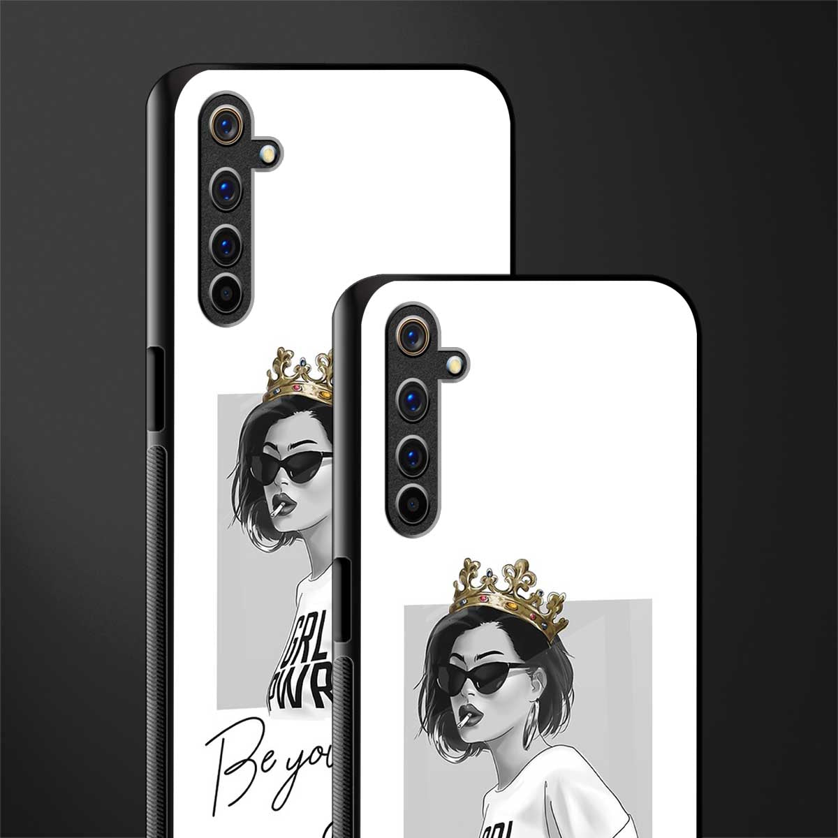 be your queen glass case for realme 6i image-2