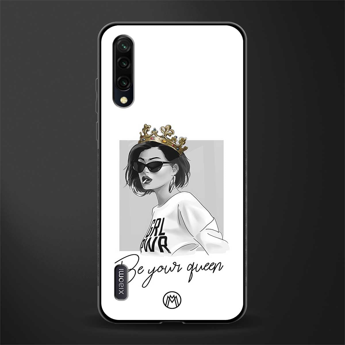 be your queen glass case for mi a3 redmi a3 image
