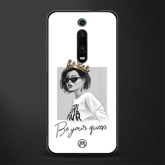be your queen glass case for redmi k20 image