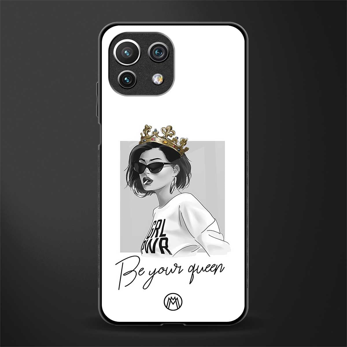 be your queen glass case for mi 11 lite image