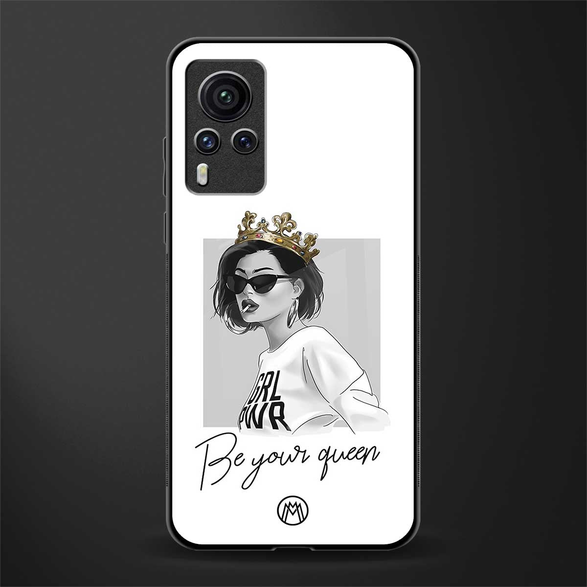 be your queen glass case for vivo x60 pro image
