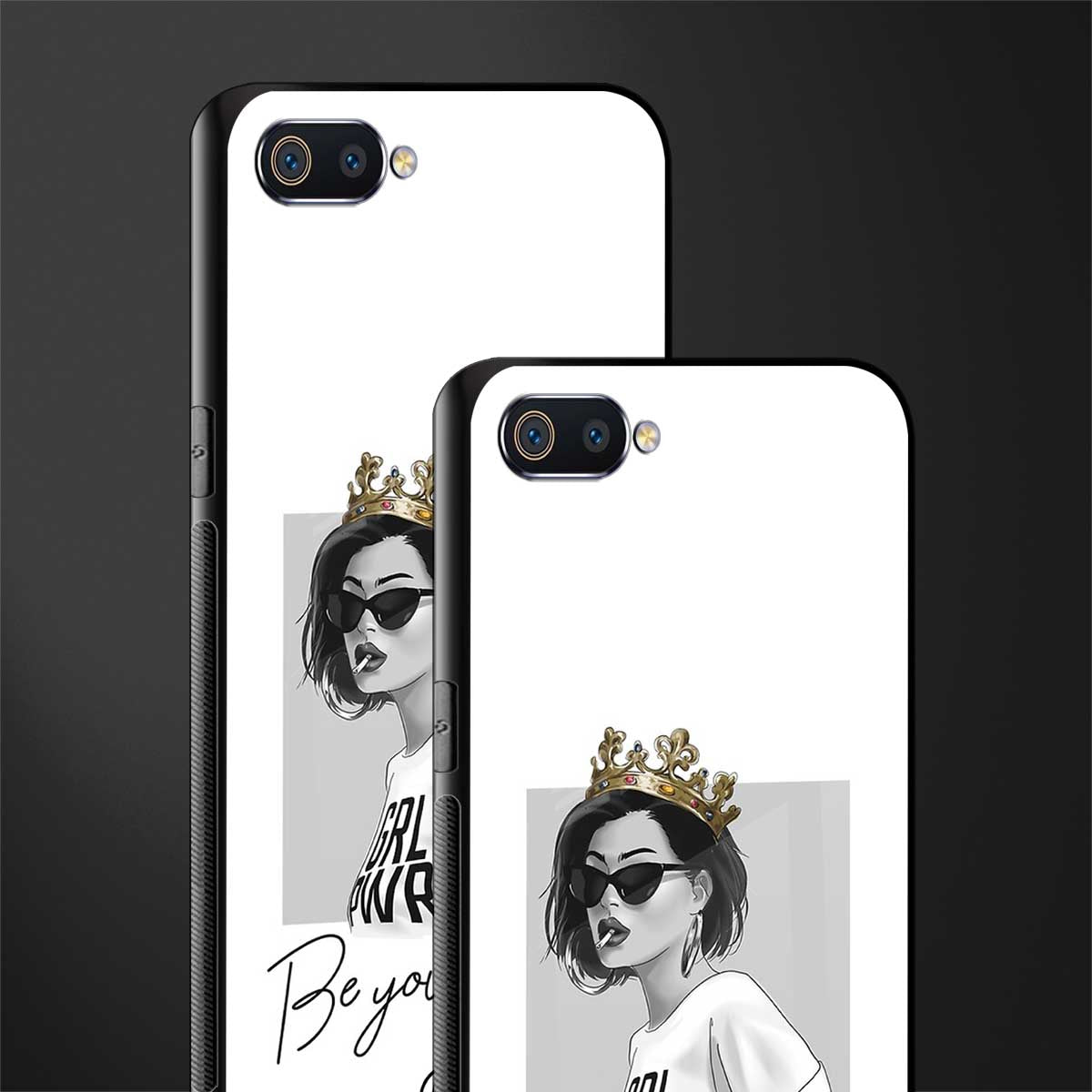 be your queen glass case for realme c2 image-2