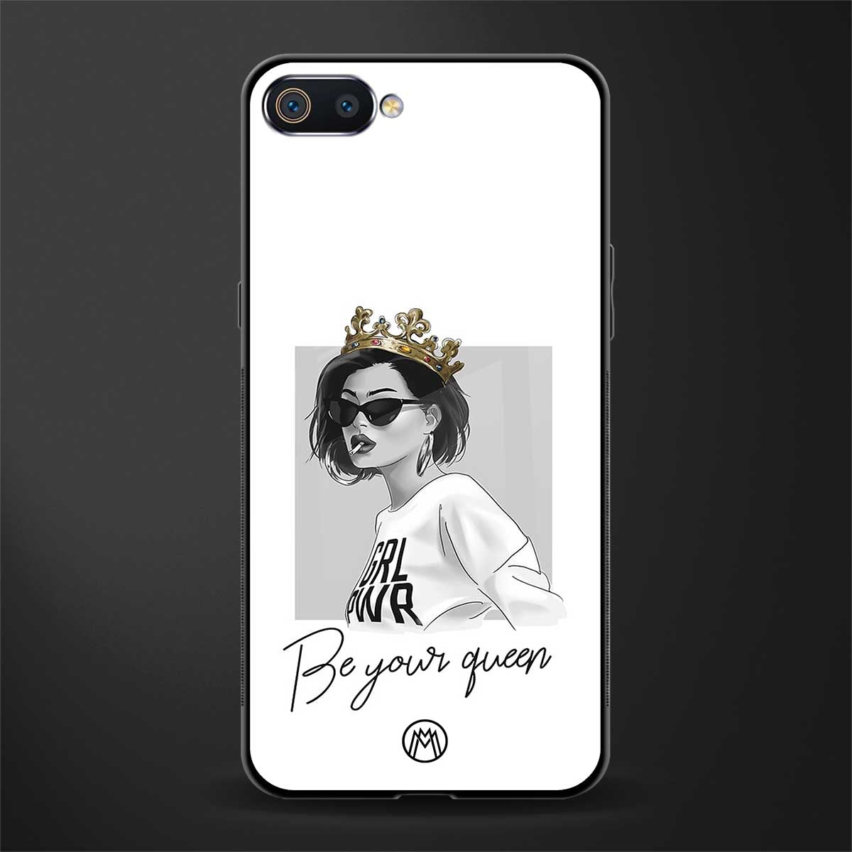 be your queen glass case for realme c2 image