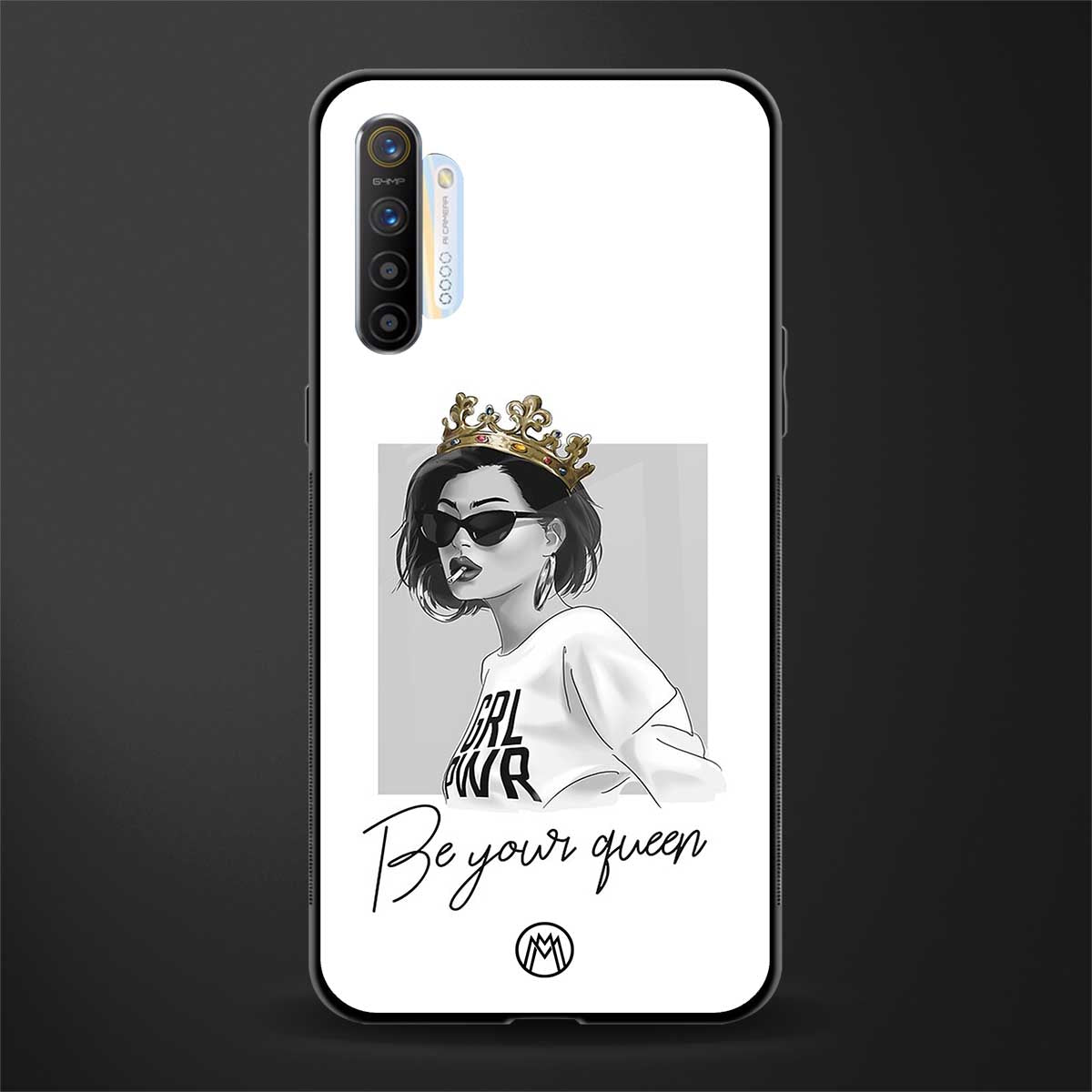 be your queen glass case for realme x2 image
