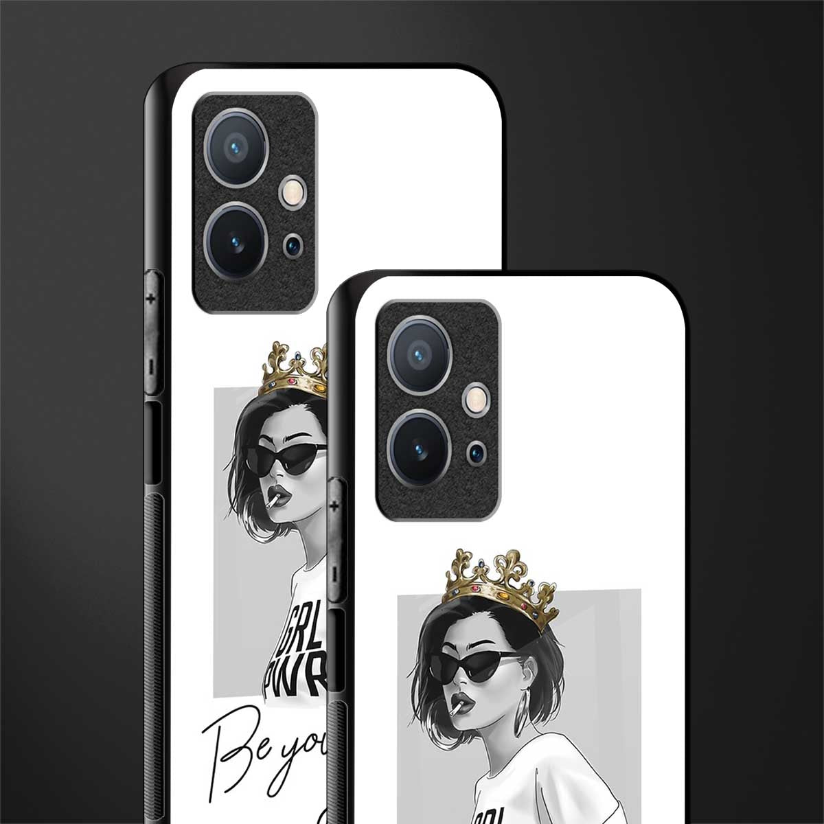 be your queen glass case for vivo y75 5g image-2