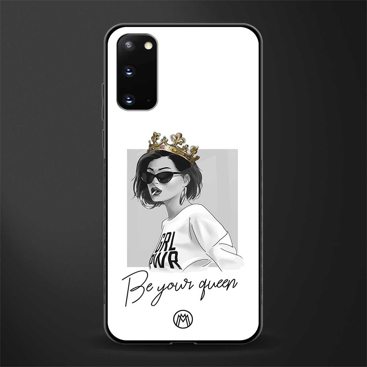be your queen glass case for samsung galaxy s20 image