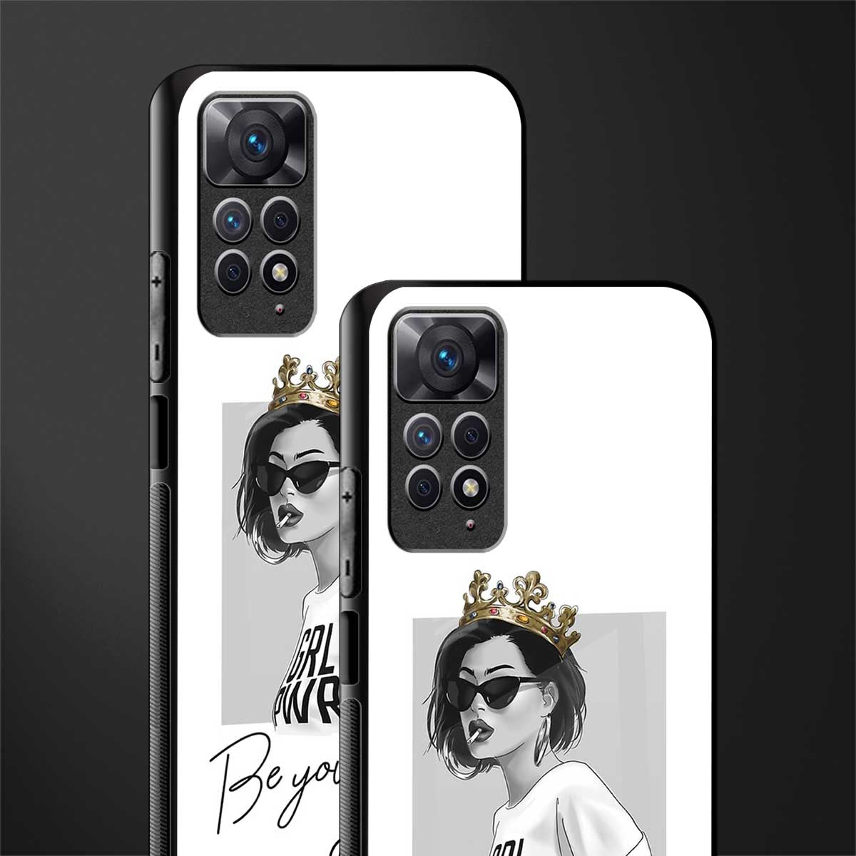 be your queen glass case for redmi note 11 pro image-2