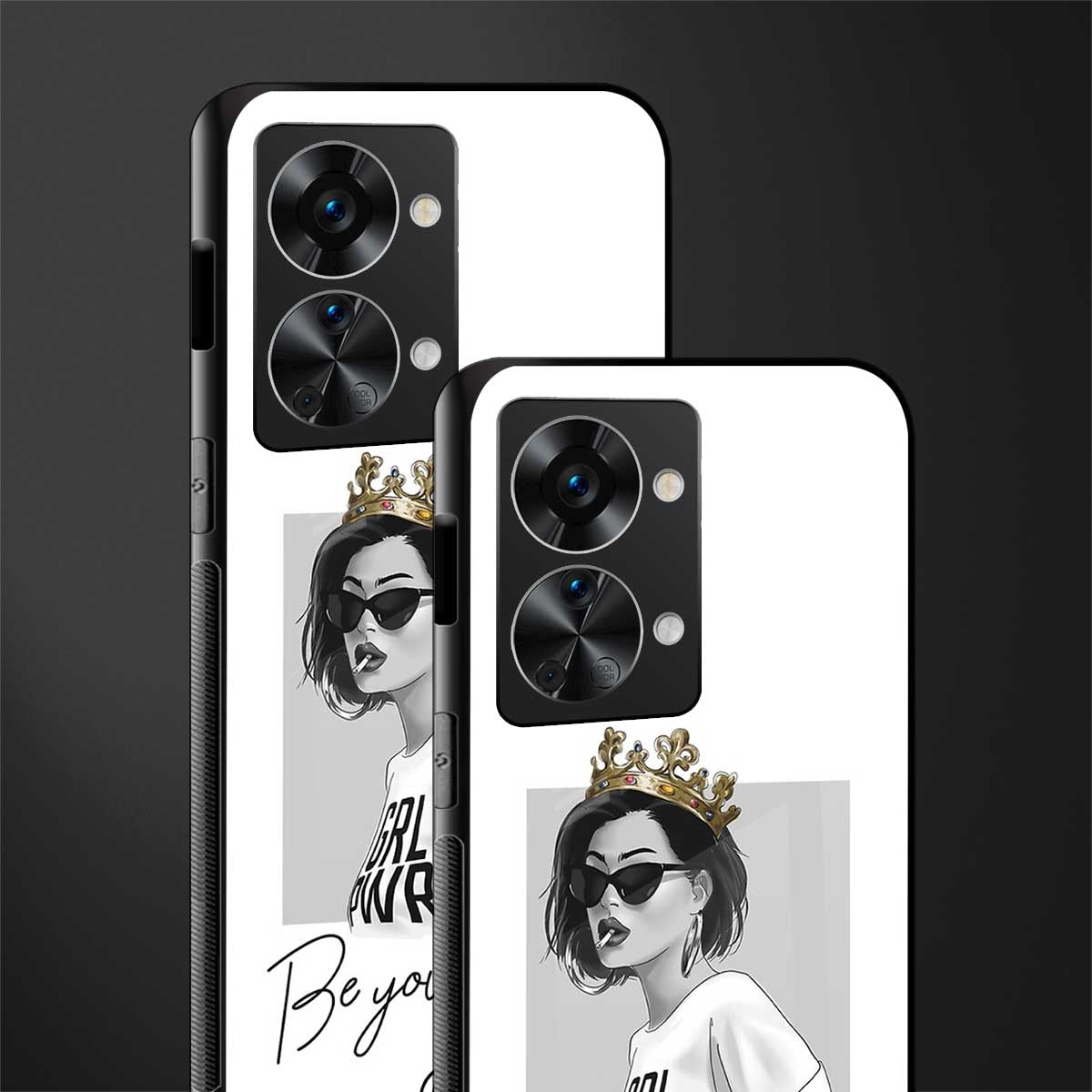 be your queen glass case for phone case | glass case for oneplus nord 2t 5g