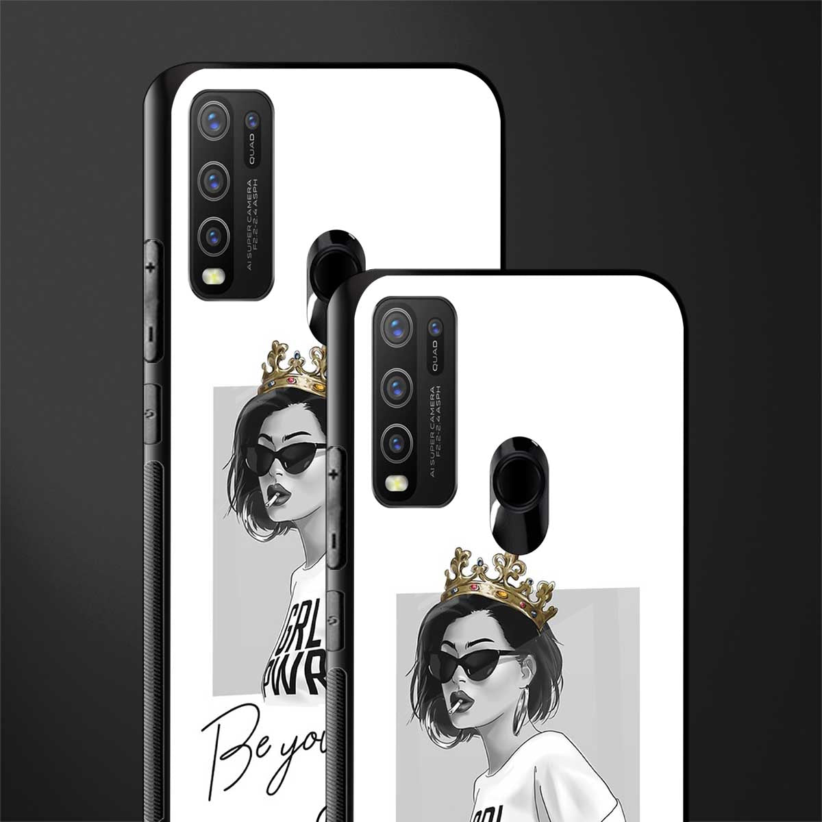 be your queen glass case for vivo y50 image-2