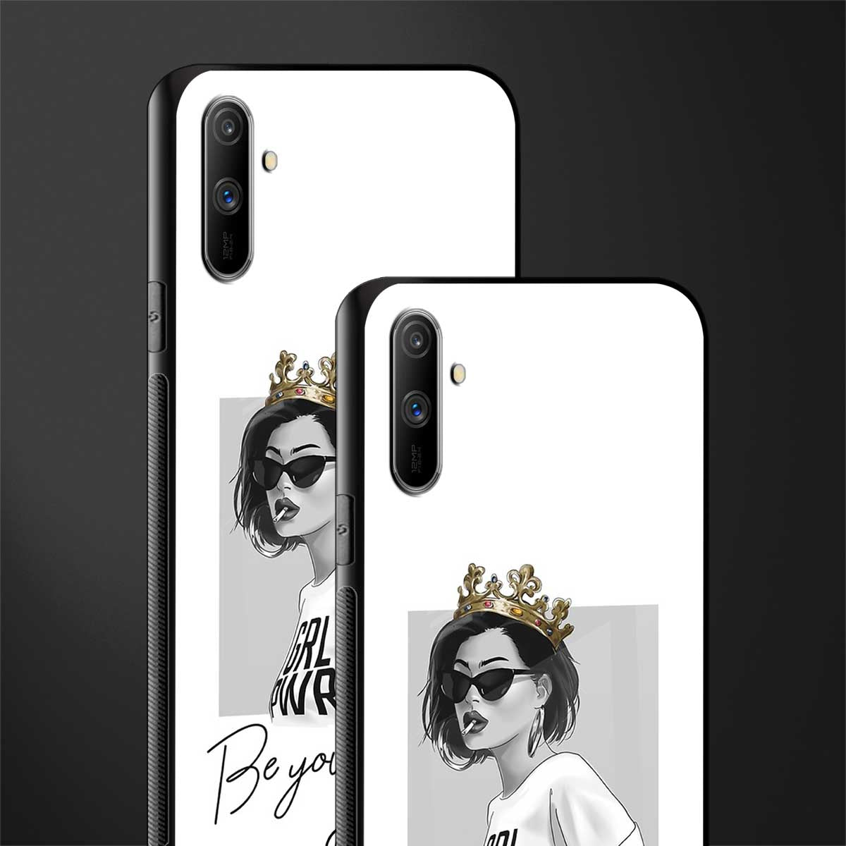 be your queen glass case for realme c3 image-2