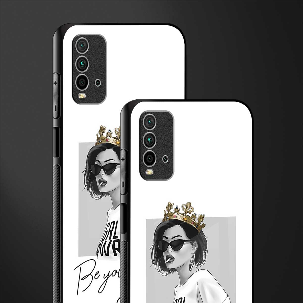 be your queen glass case for redmi 9 power image-2