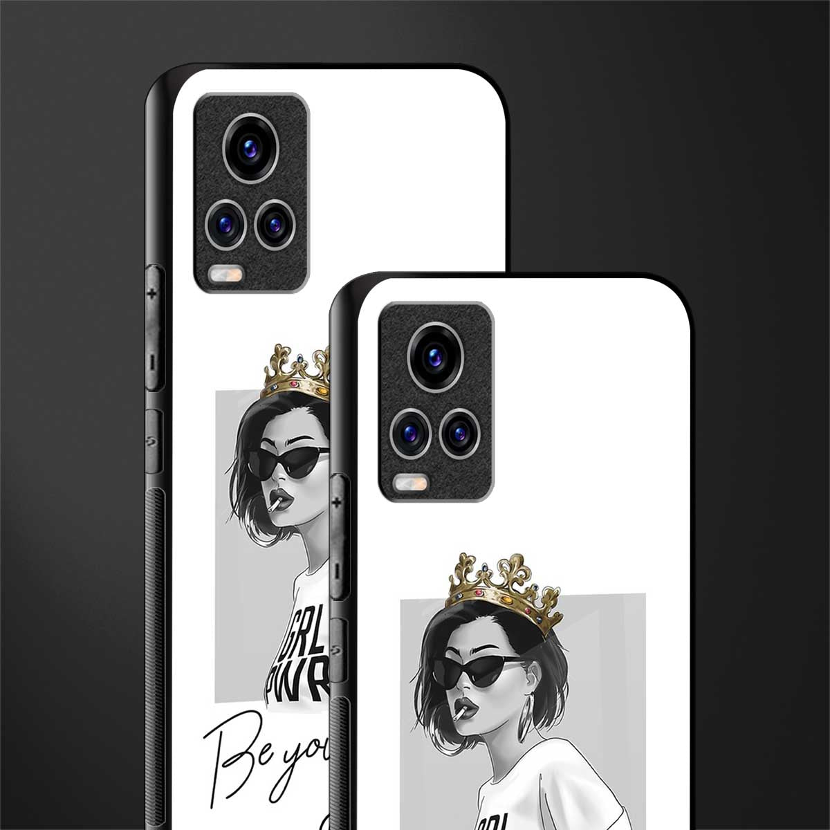 be your queen glass case for vivo v20 pro image-2