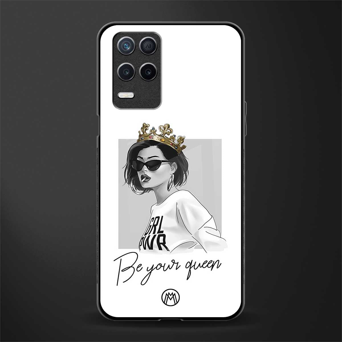 be your queen glass case for realme narzo 30 5g image