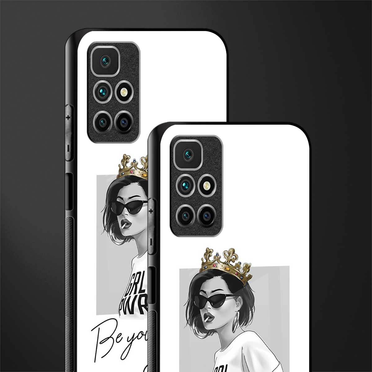 be your queen glass case for redmi 10 prime image-2