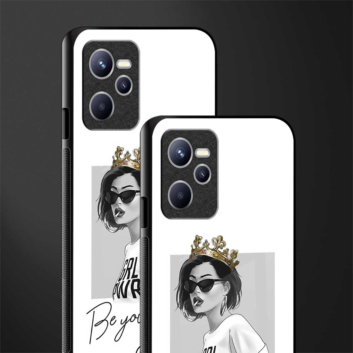 be your queen glass case for realme c35 image-2