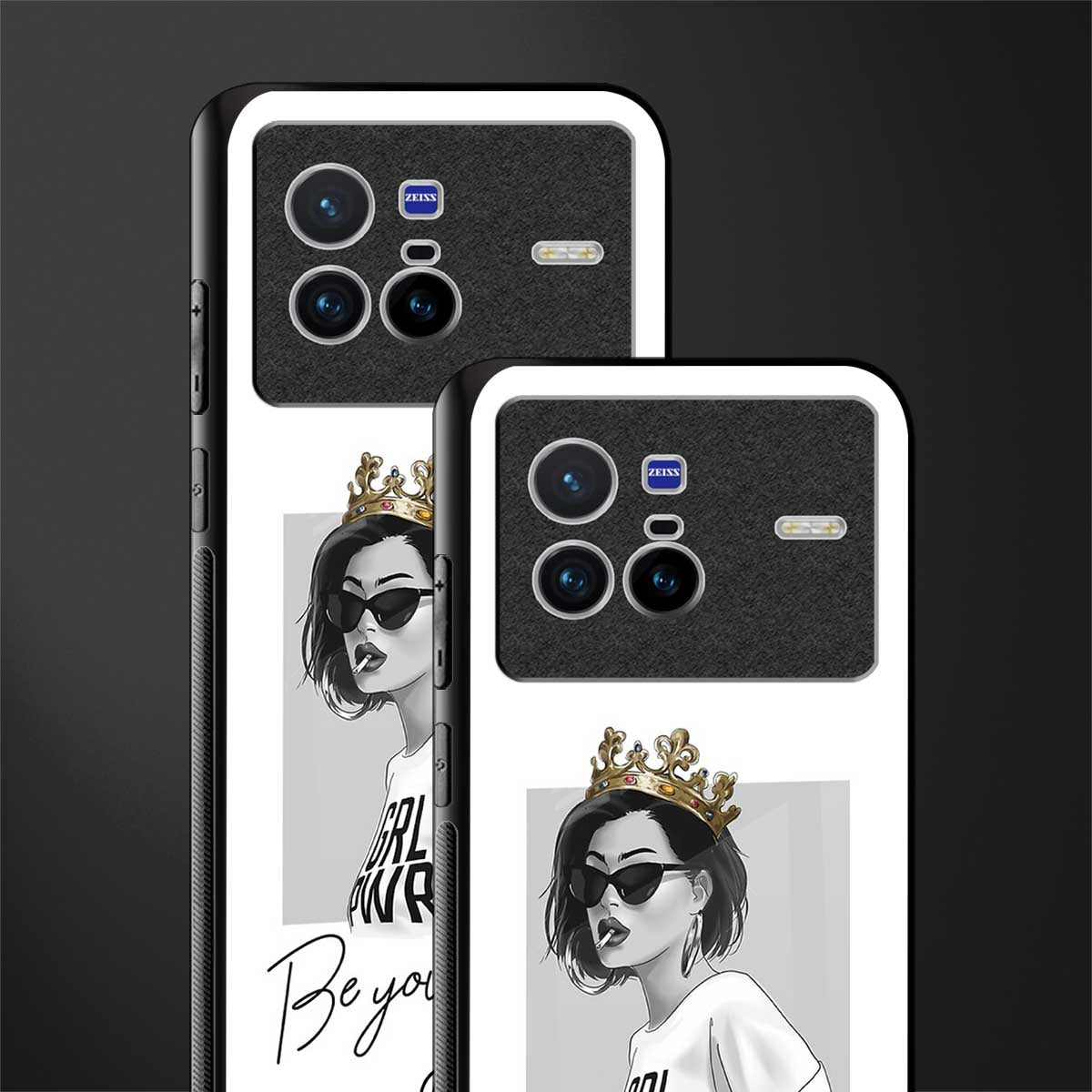 be your queen glass case for vivo x80 image-2