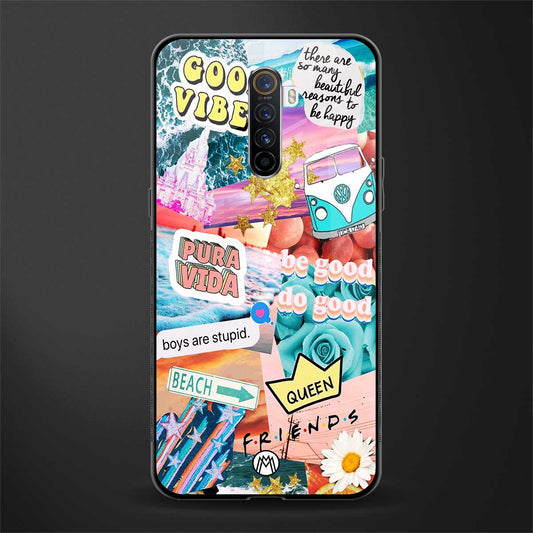 beach vibes collage glass case for realme x2 pro image