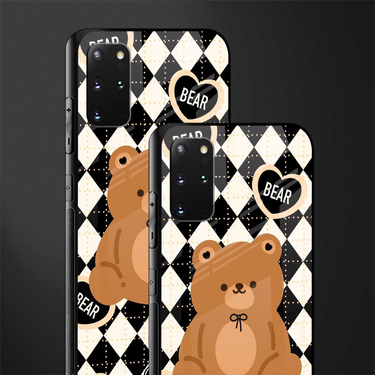 bear uniform pattern glass case for samsung galaxy s20 plus image-2