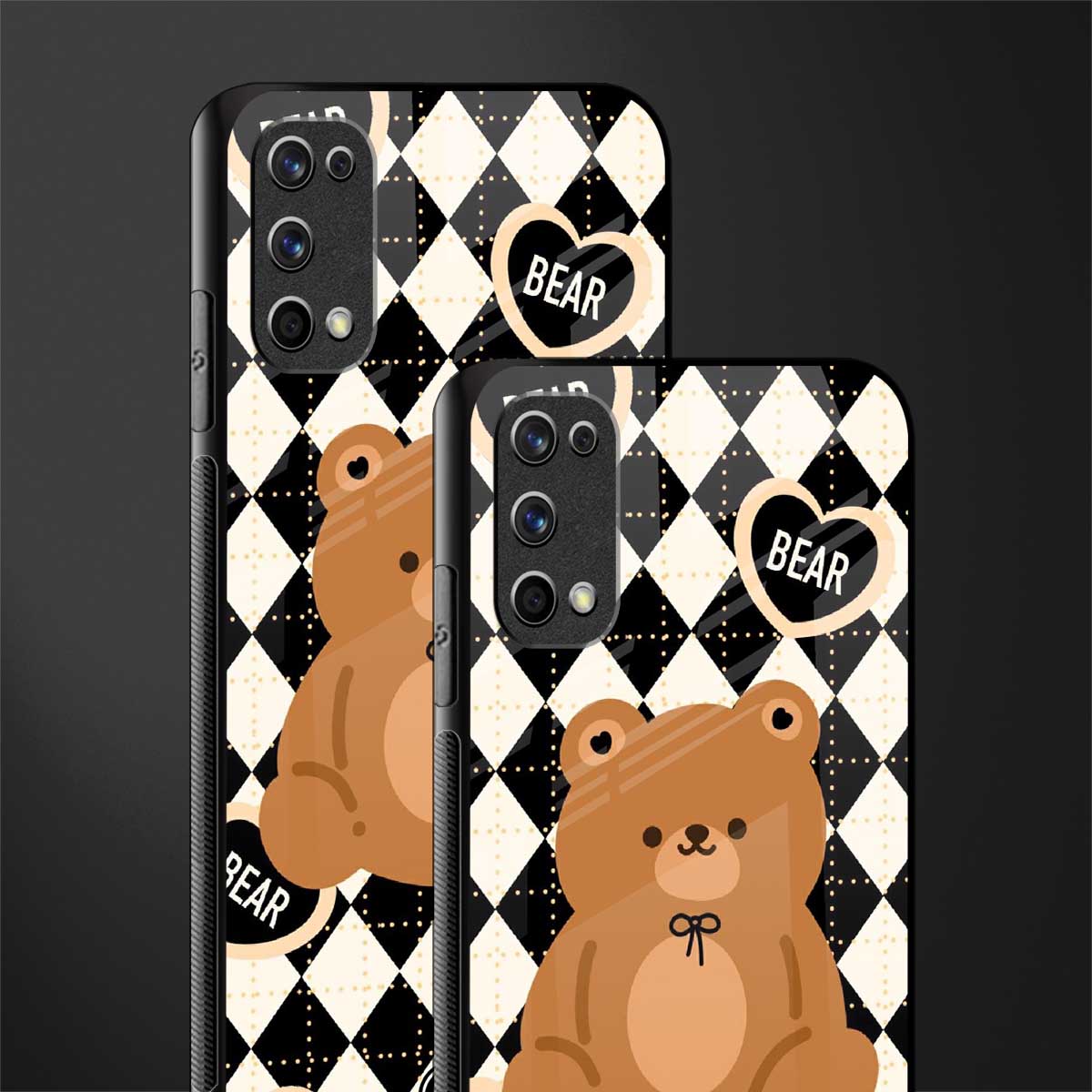 bear uniform pattern glass case for realme 7 pro image-2