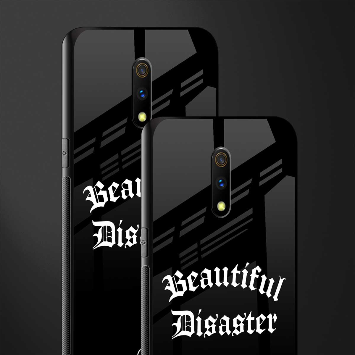beautiful disaster glass case for oppo k3 image-2