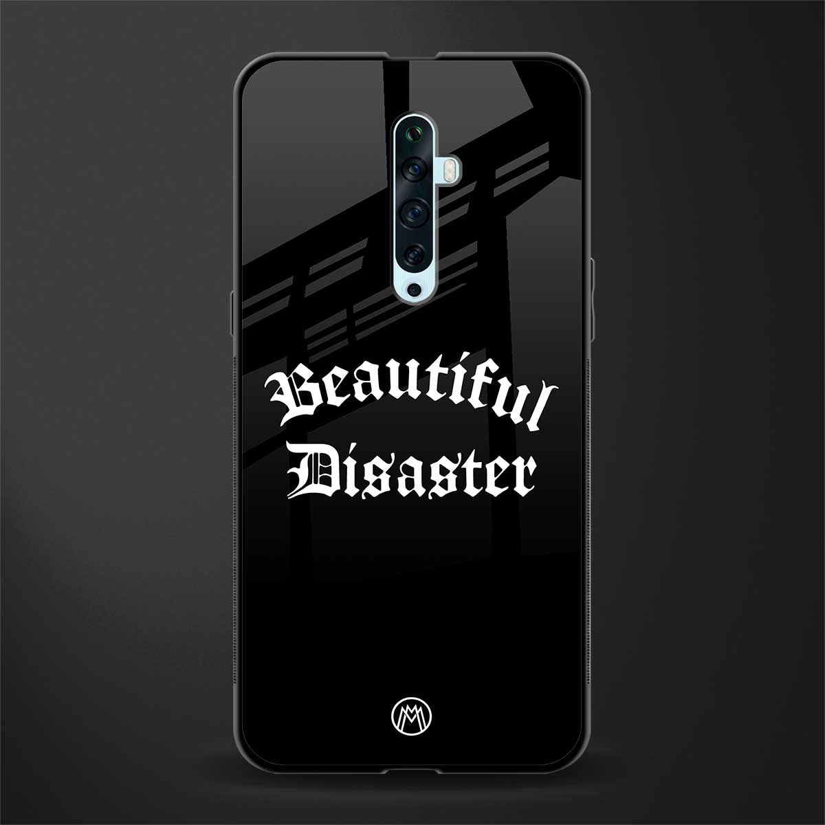 beautiful disaster glass case for oppo reno 2f image