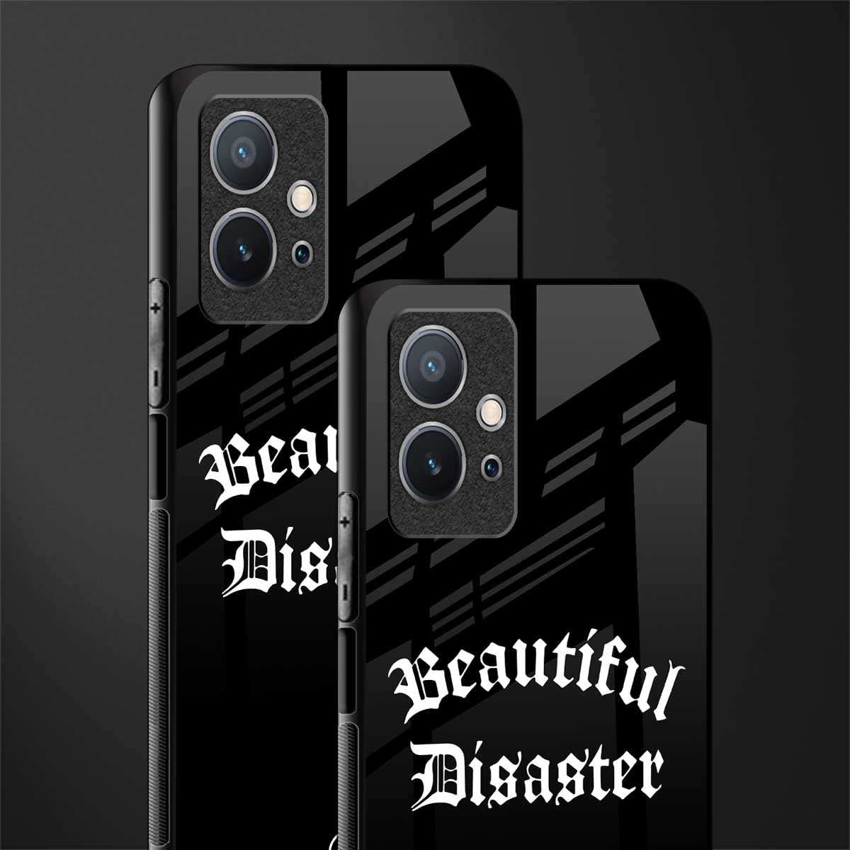 beautiful disaster glass case for vivo y75 5g image-2