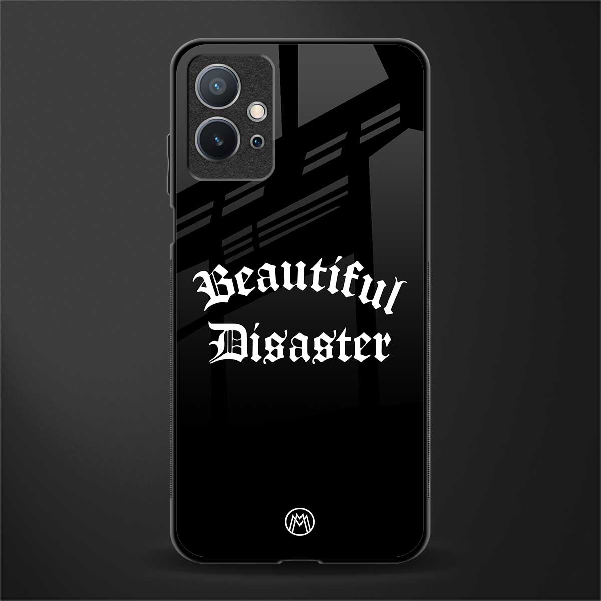 beautiful disaster glass case for vivo y75 5g image