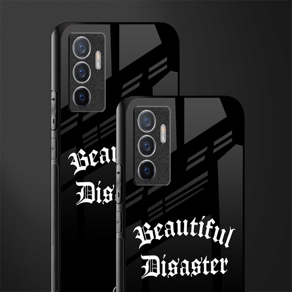 beautiful disaster glass case for vivo v23e image-2