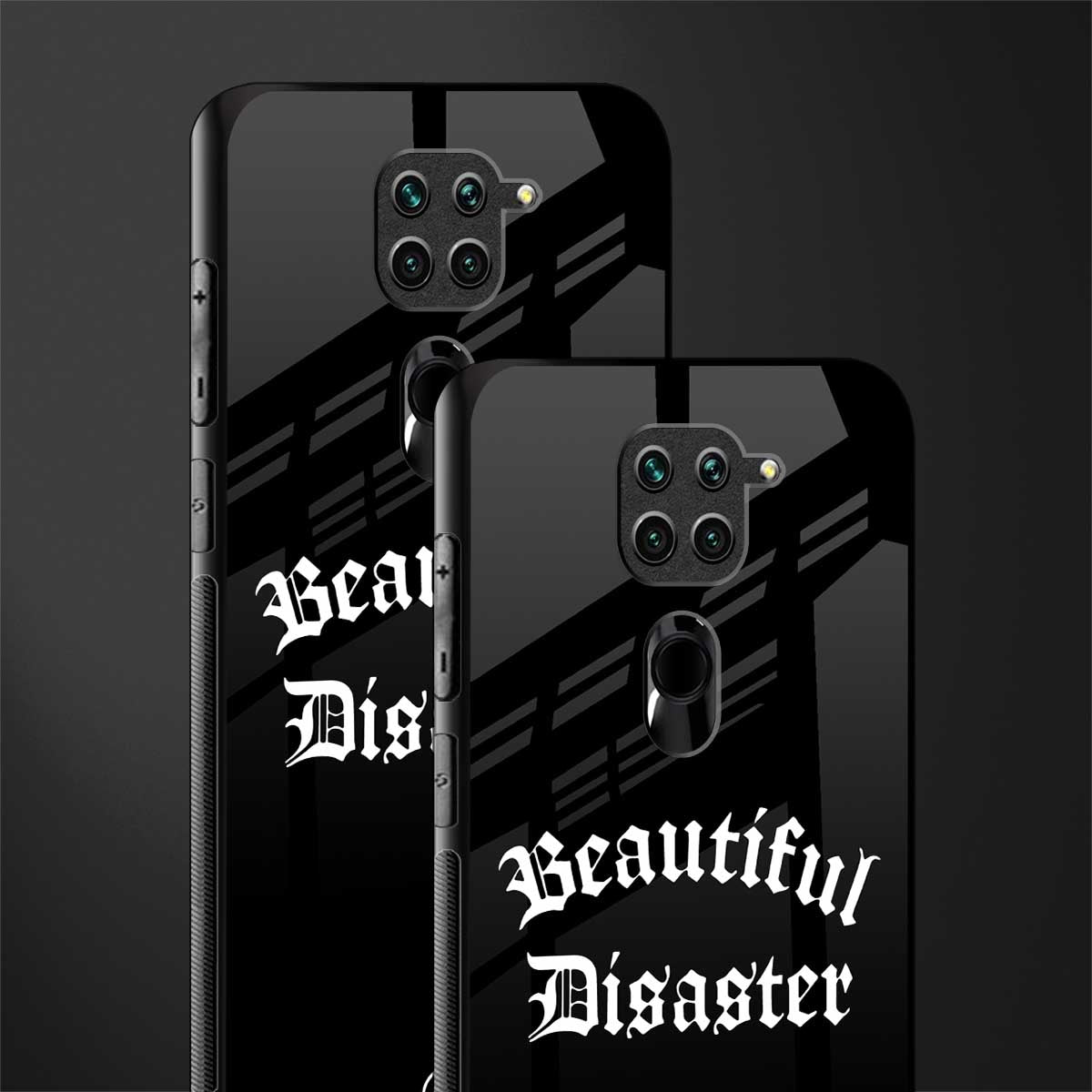 beautiful disaster glass case for redmi note 9 image-2