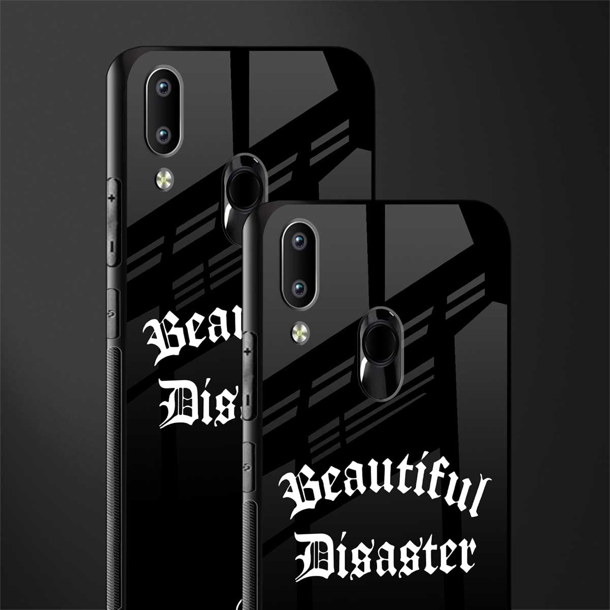 beautiful disaster glass case for vivo y91 image-2