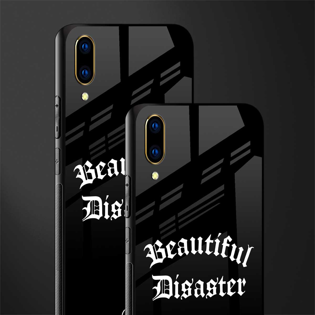 beautiful disaster glass case for vivo v11 pro image-2
