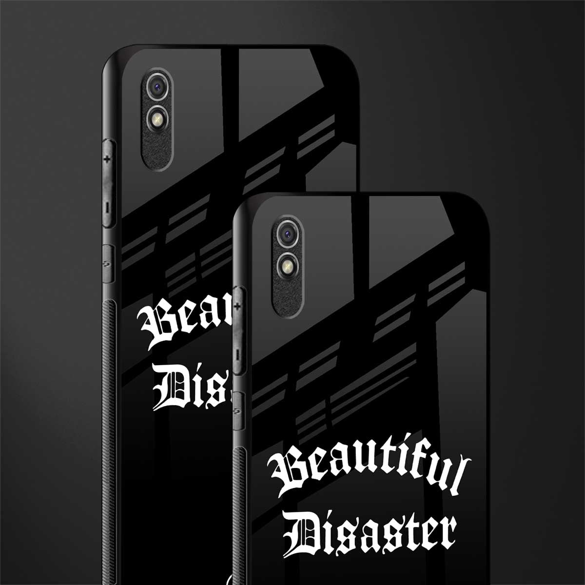 beautiful disaster glass case for redmi 9a image-2