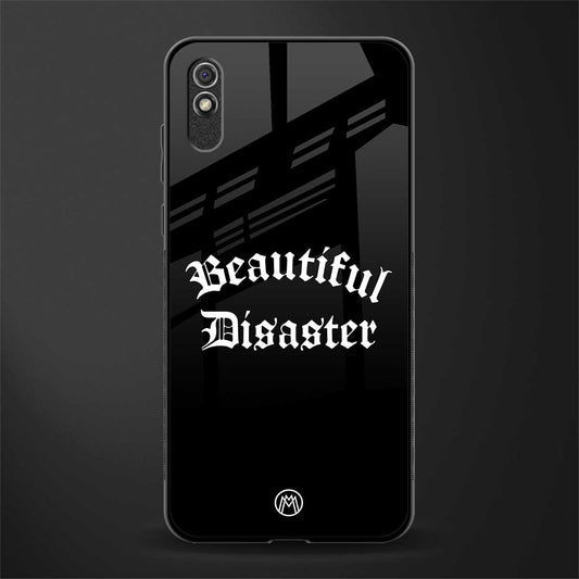 beautiful disaster glass case for redmi 9a image