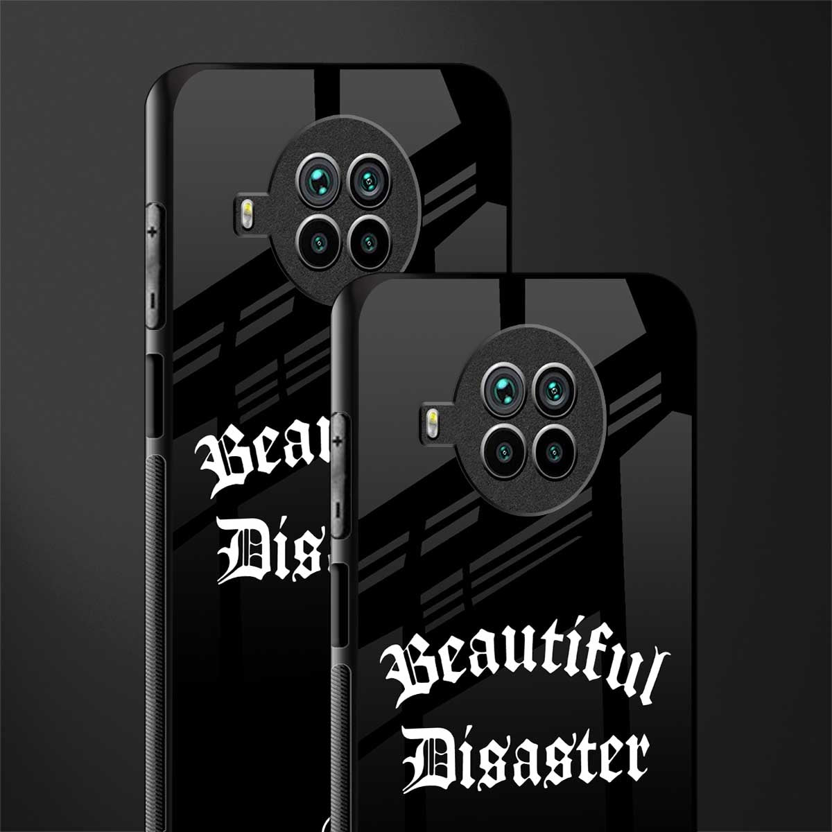 beautiful disaster glass case for mi 10i image-2