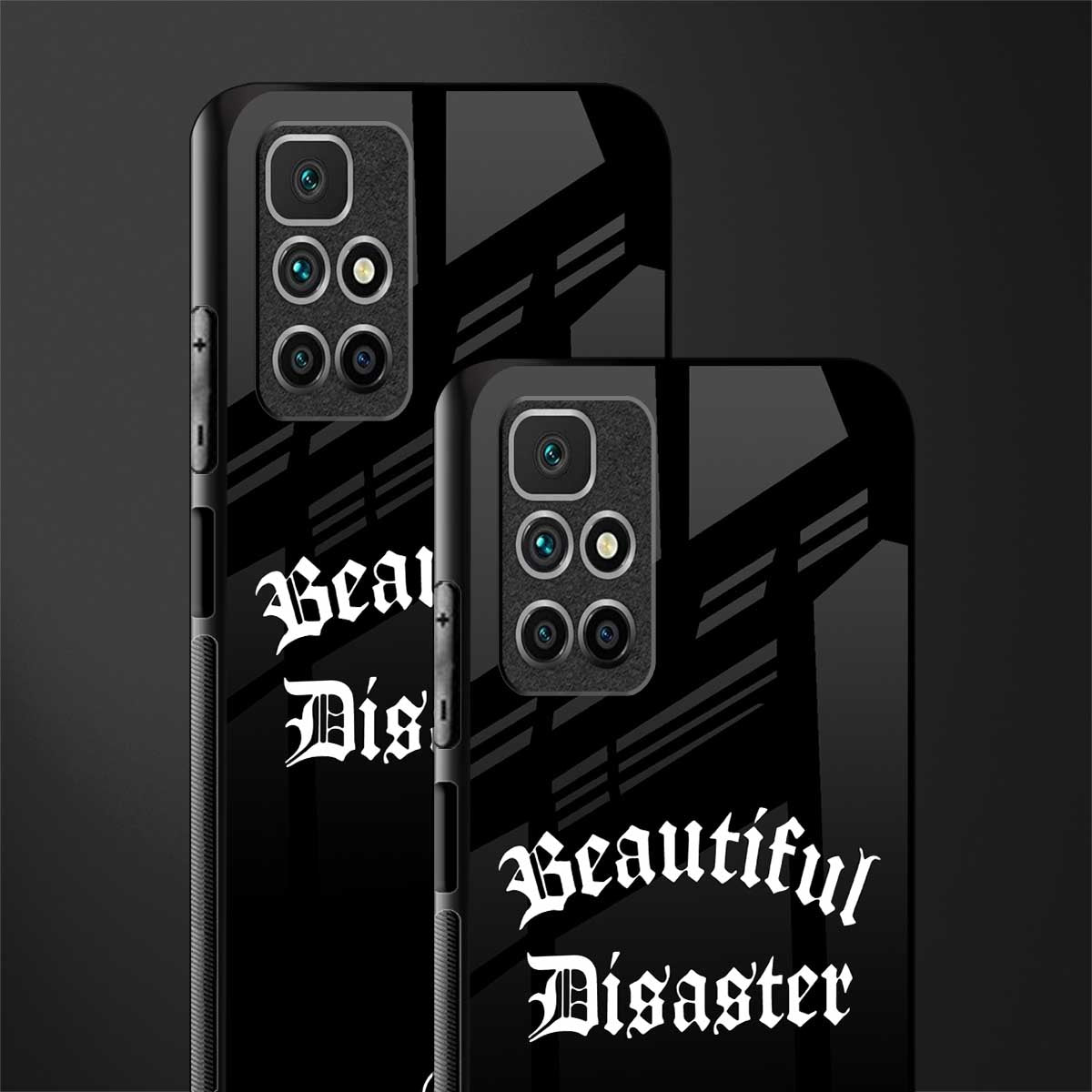 beautiful disaster glass case for redmi 10 prime image-2