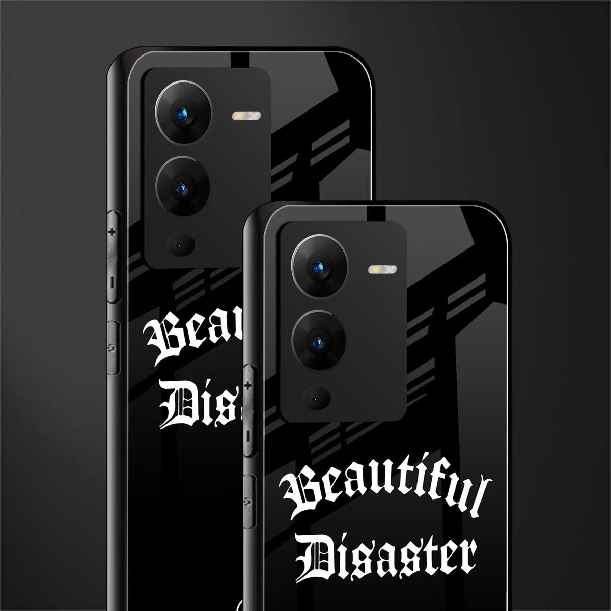 beautiful disaster back phone cover | glass case for vivo v25 pro 5g