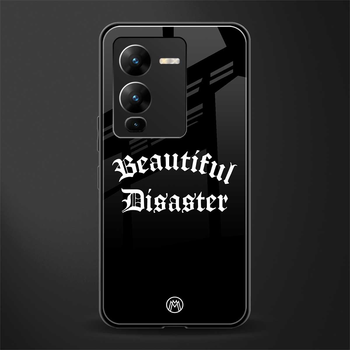 beautiful disaster back phone cover | glass case for vivo v25 pro 5g