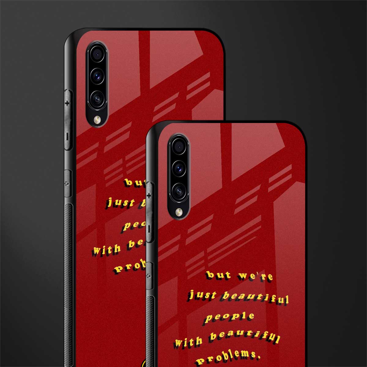 beautiful people with beautiful problems glass case for samsung galaxy a30s image-2