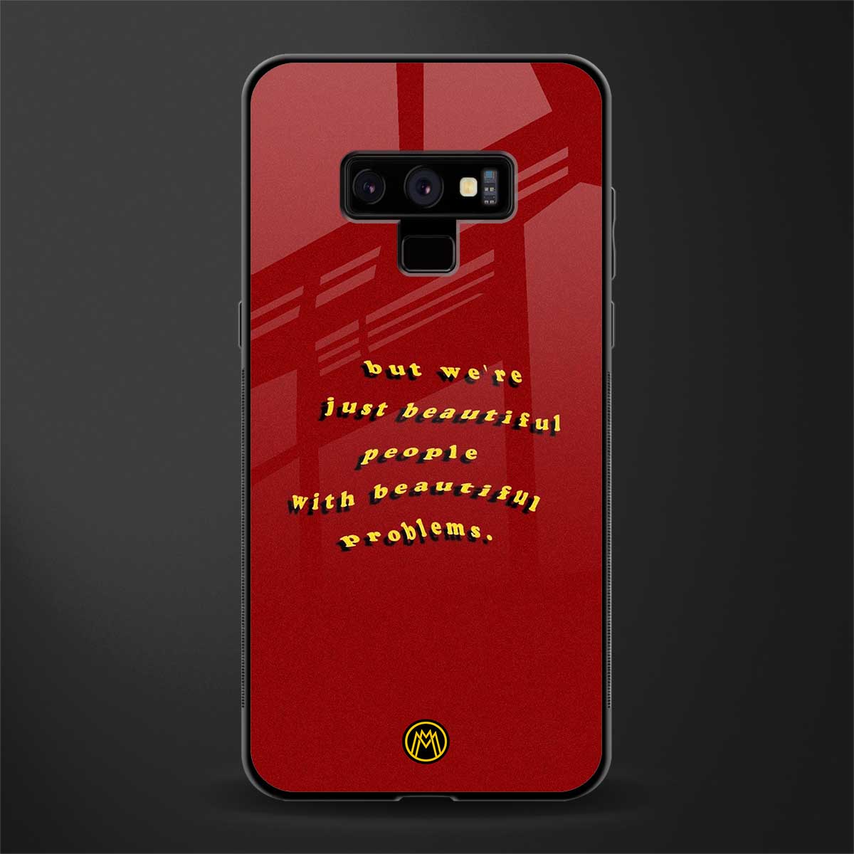 beautiful people with beautiful problems glass case for samsung galaxy note 9 image