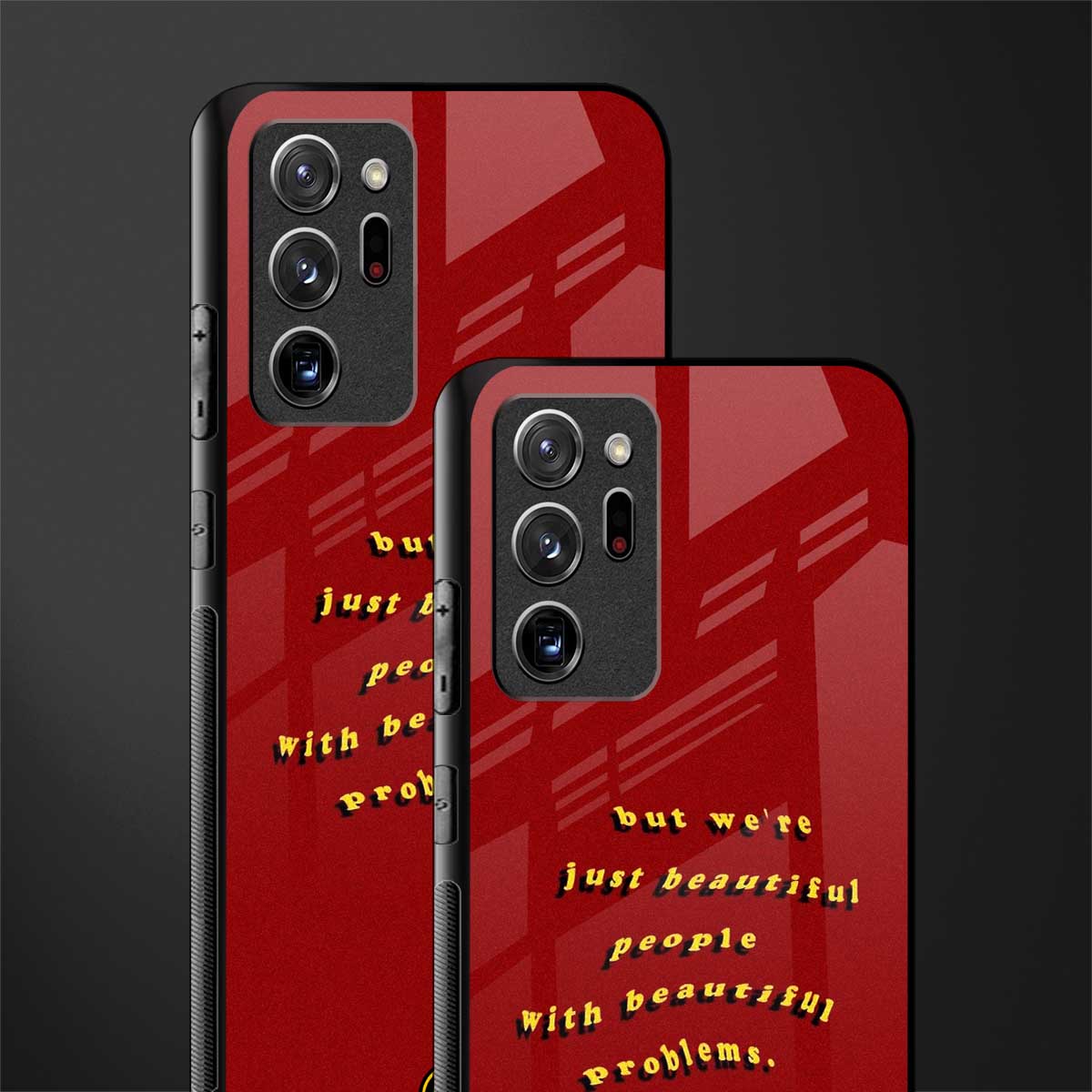 beautiful people with beautiful problems glass case for samsung galaxy note 20 ultra 5g image-2